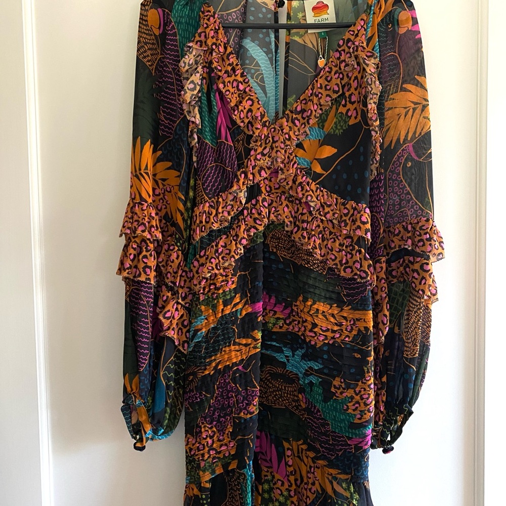 FARM Rio “Jungle Pop” mini dress